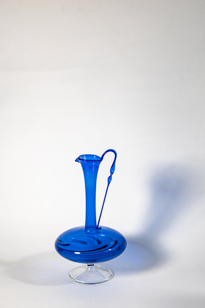 German Blue Smoked Art Glass