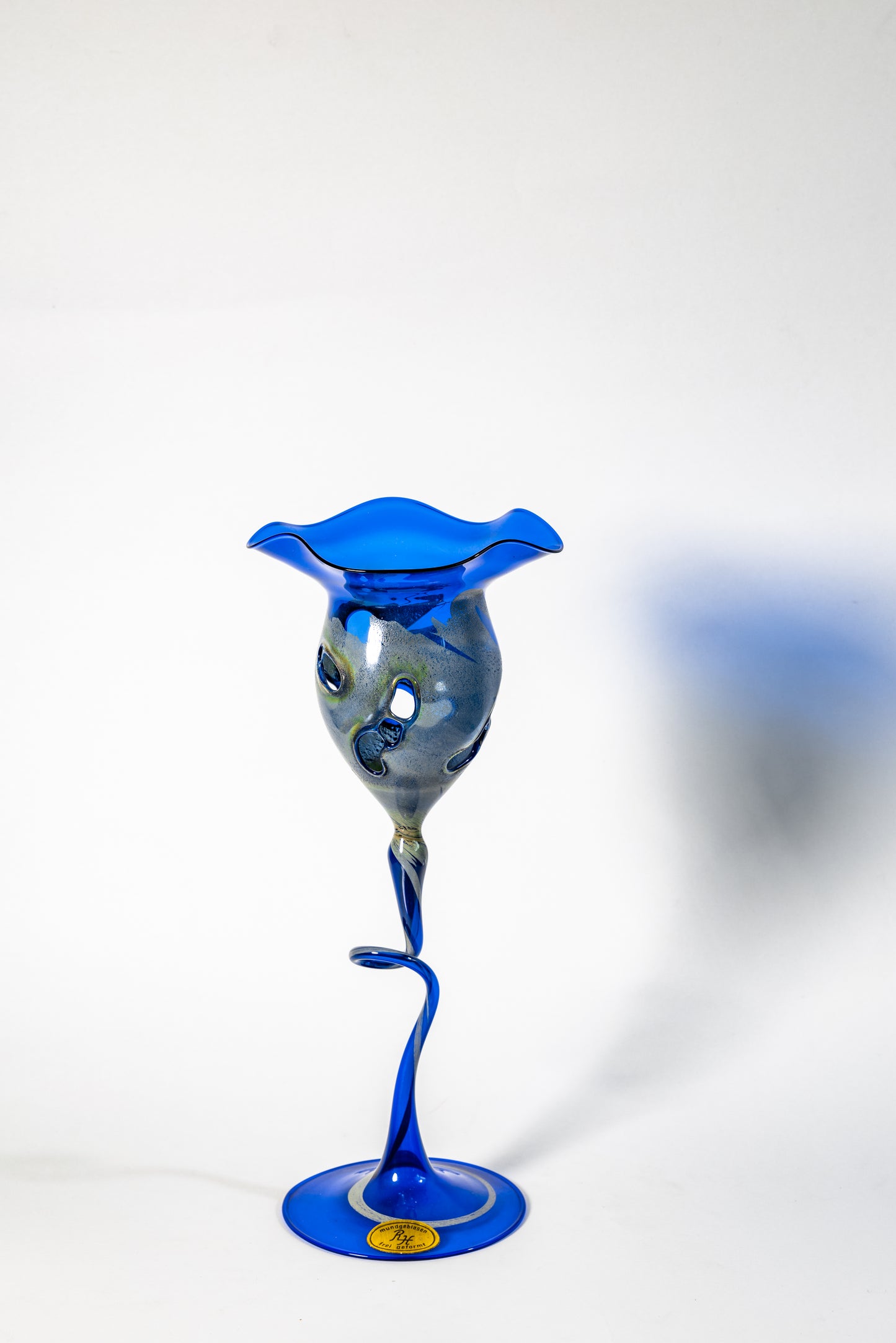 Handblown Art Glass-tealight holder