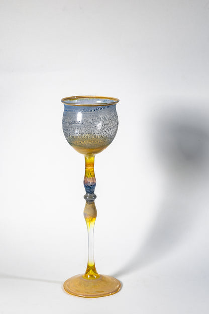 Candle Chalice — Dawn in Handblown Glass