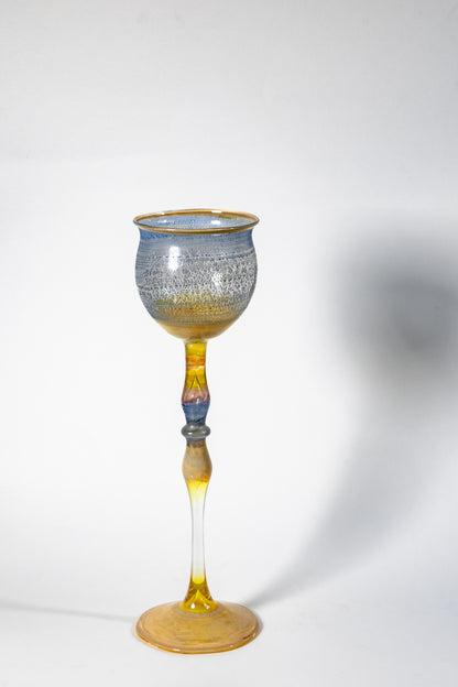 Candle Chalice — Dawn in Handblown Glass