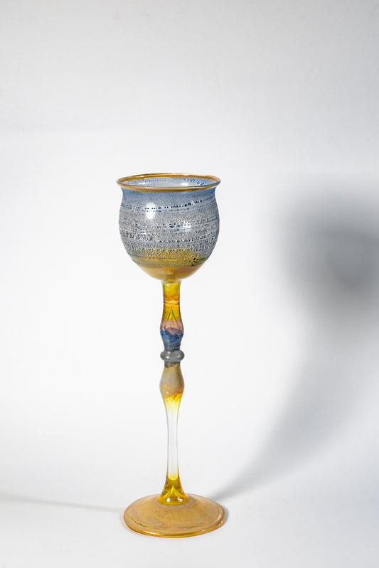 Candle Chalice — Dawn in Handblown Glass
