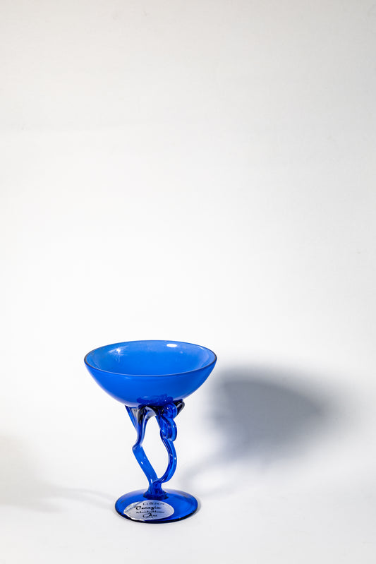 Candle Chalice — Fluid Elegance in Krosno Glass