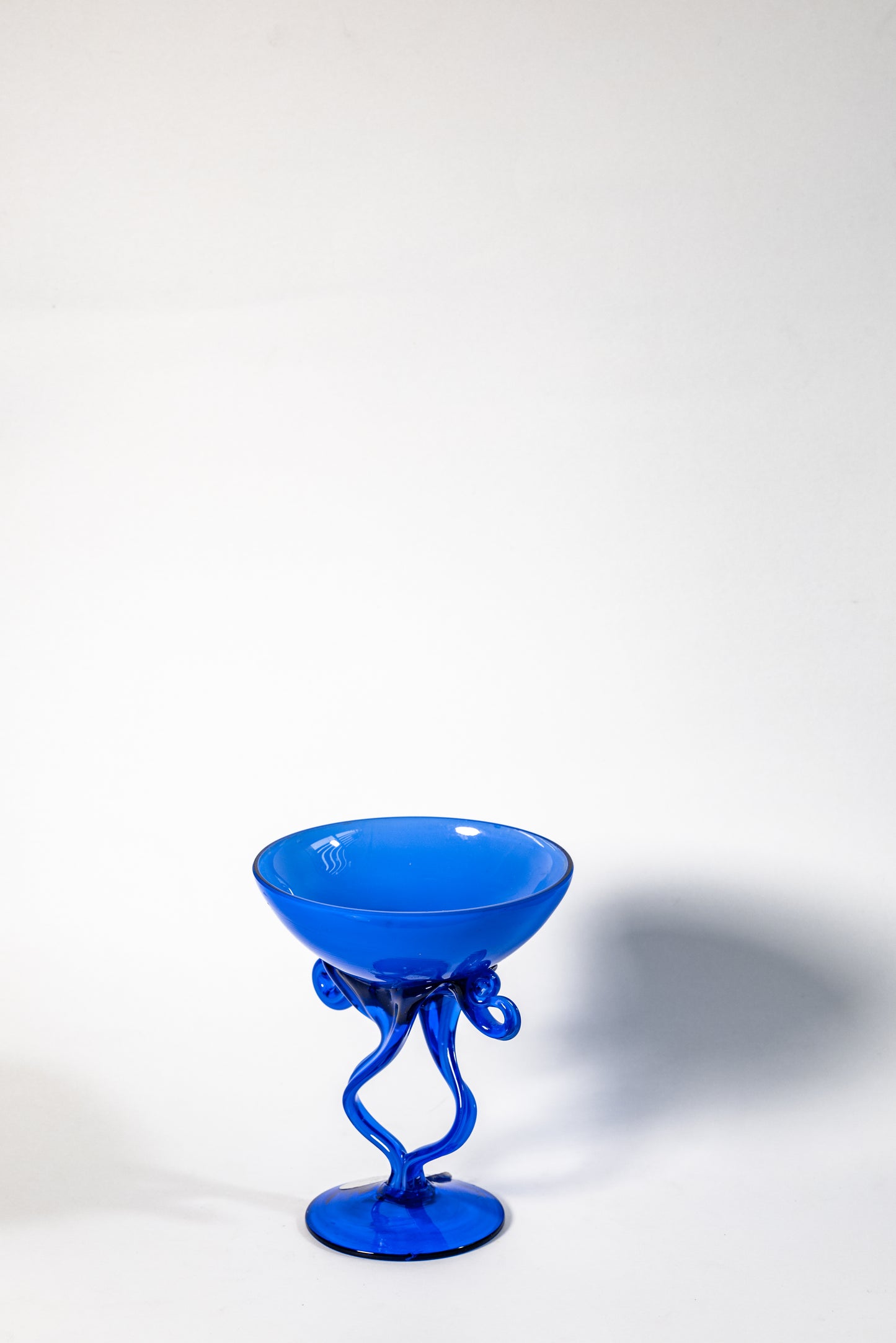 Candle Chalice — Fluid Elegance in Krosno Glass