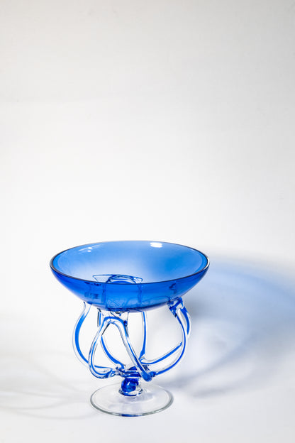 Candle Chalice — Bohemian Elegance in Handblown Glass