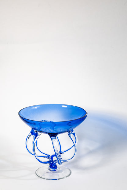 Candle Chalice — Bohemian Elegance in Handblown Glass