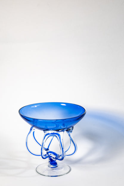 Candle Chalice — Bohemian Elegance in Handblown Glass