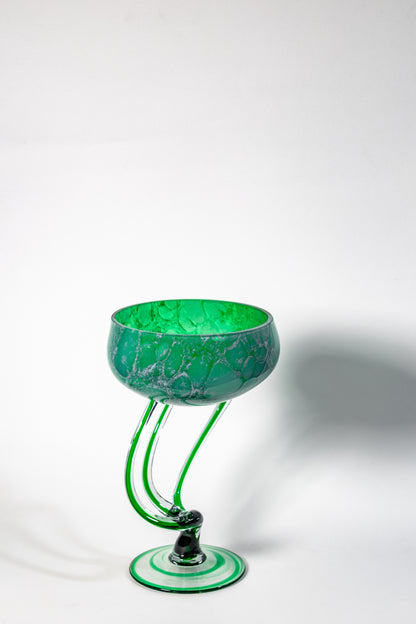 Verdant Flow Candle Chalice — Nature in Motion