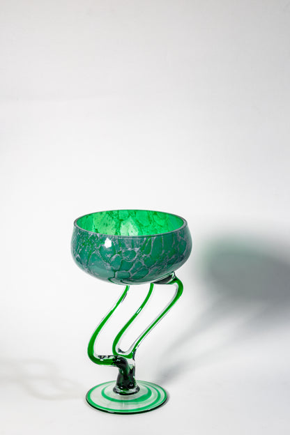 Verdant Flow Candle Chalice — Nature in Motion