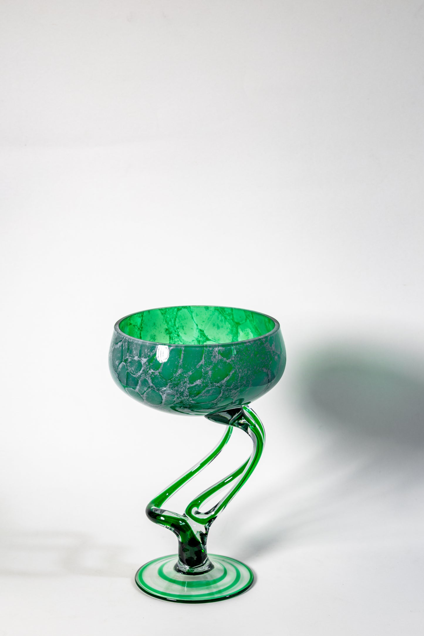 Verdant Flow Candle Chalice — Nature in Motion