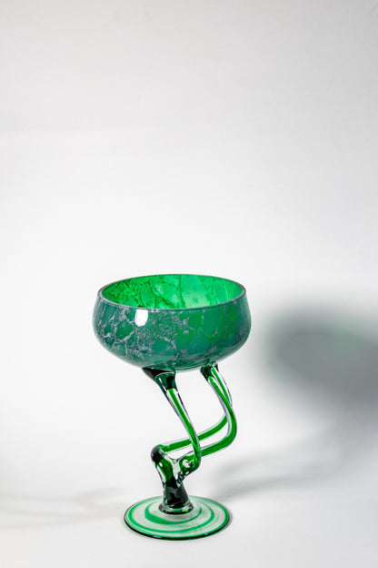 Verdant Flow Candle Chalice — Nature in Motion