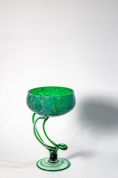 Verdant Flow Candle Chalice — Nature in Motion