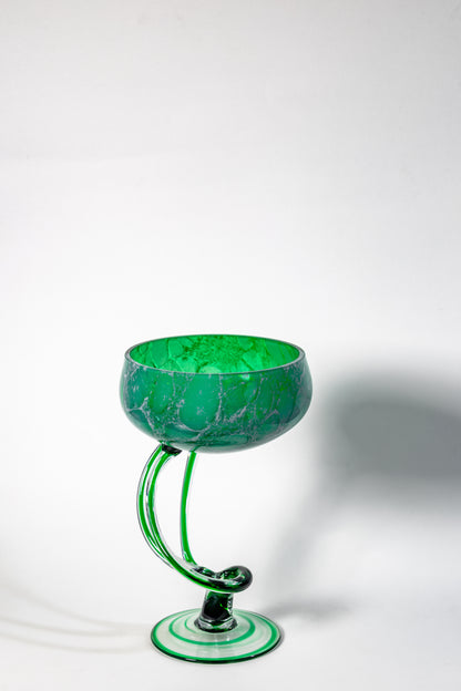 Verdant Flow Candle Chalice — Nature in Motion