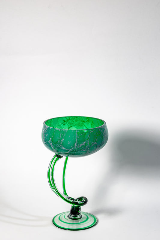 Verdant Flow Candle Chalice — Nature in Motion