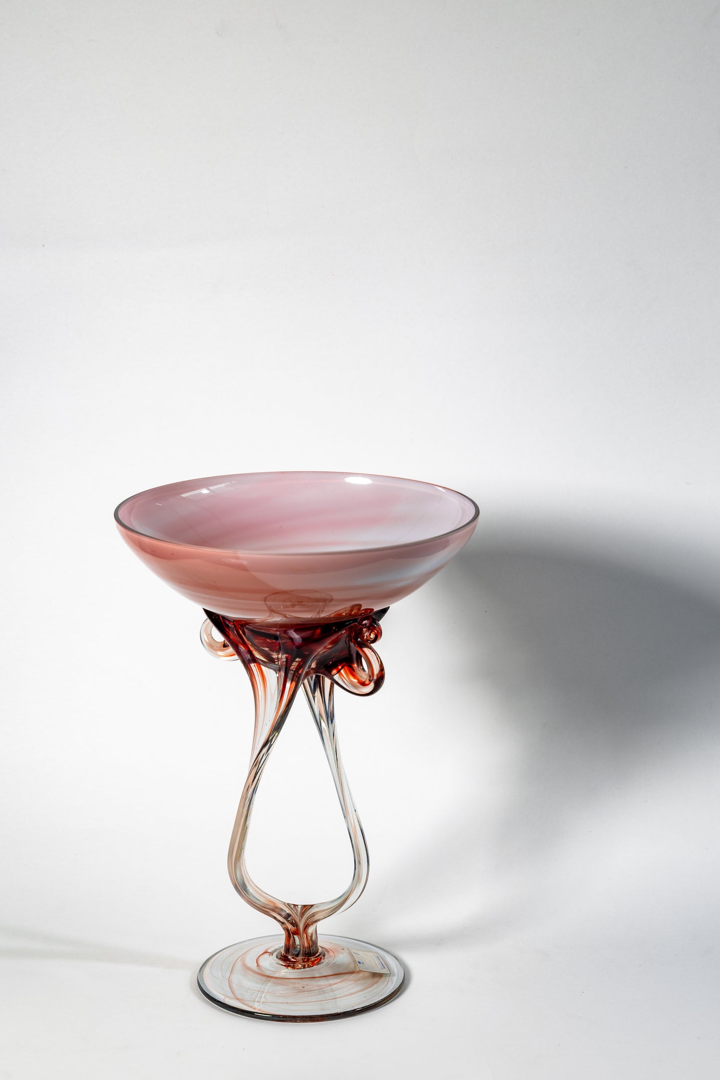 Whirl Candle Chalice — Fluid Elegance in Glass