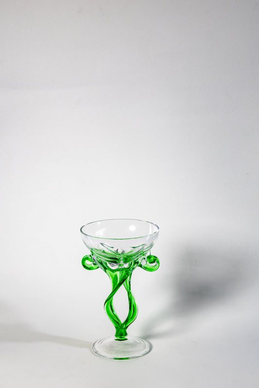 Verdant Twist Candle Chalice — Nature in Motion