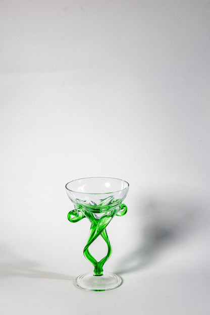 Verdant Twist Candle Chalice — Nature in Motion