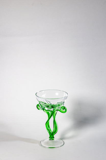 Verdant Twist Candle Chalice — Nature in Motion