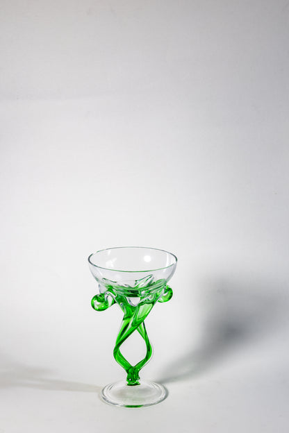 Verdant Twist Candle Chalice — Nature in Motion