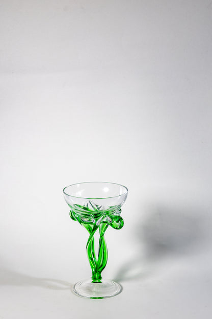 Verdant Twist Candle Chalice — Nature in Motion