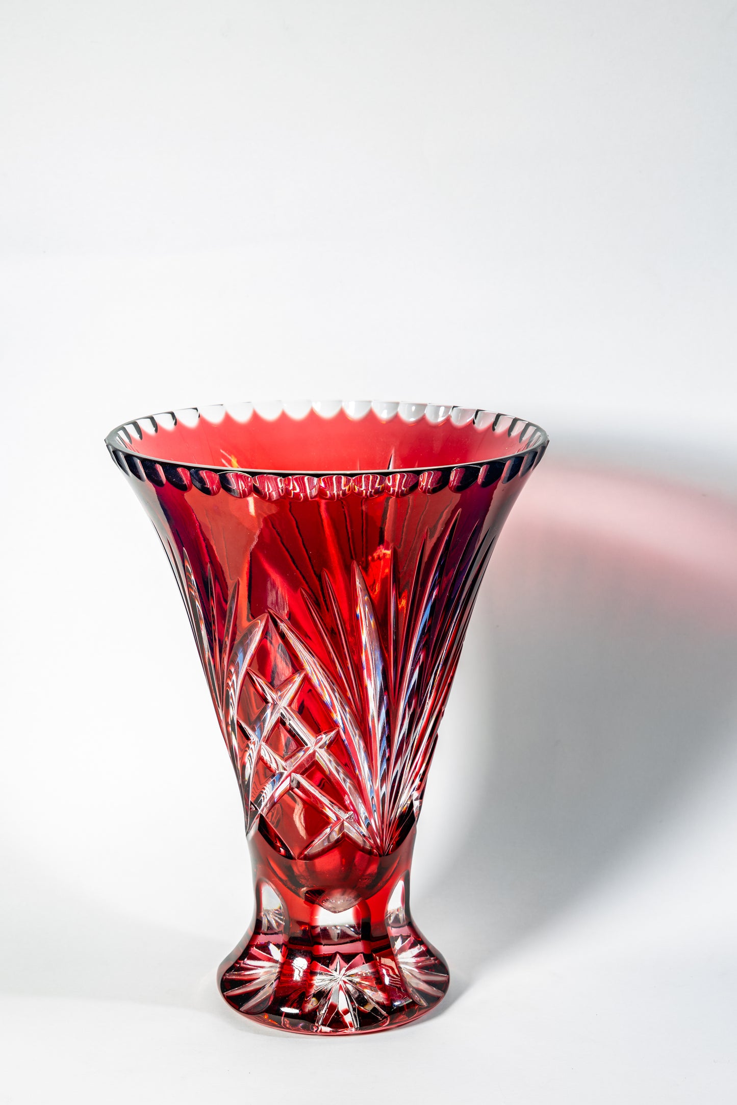 Nachtmann “Imperial Ruby” Lead Crystal Vase