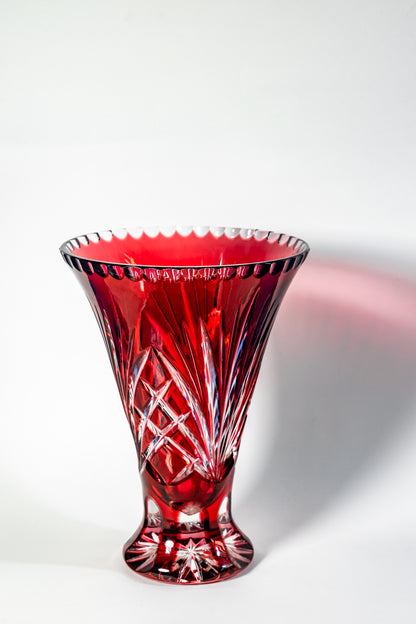 Nachtmann “Imperial Ruby” Lead Crystal Vase