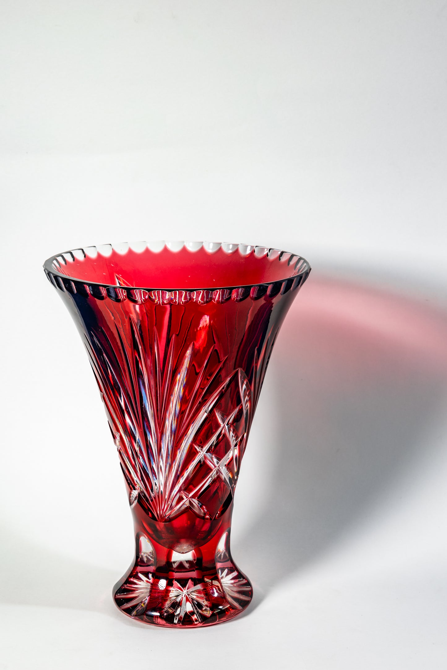 Nachtmann “Imperial Ruby” Lead Crystal Vase