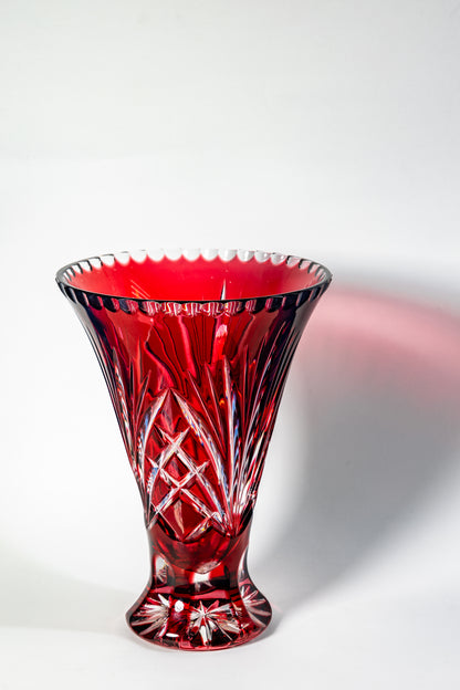 Nachtmann “Imperial Ruby” Lead Crystal Vase