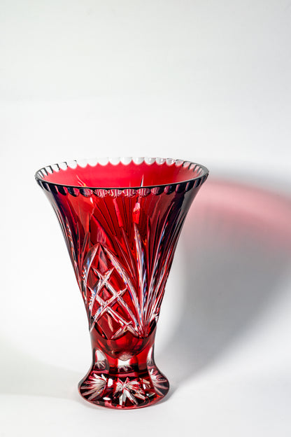 Nachtmann “Imperial Ruby” Lead Crystal Vase