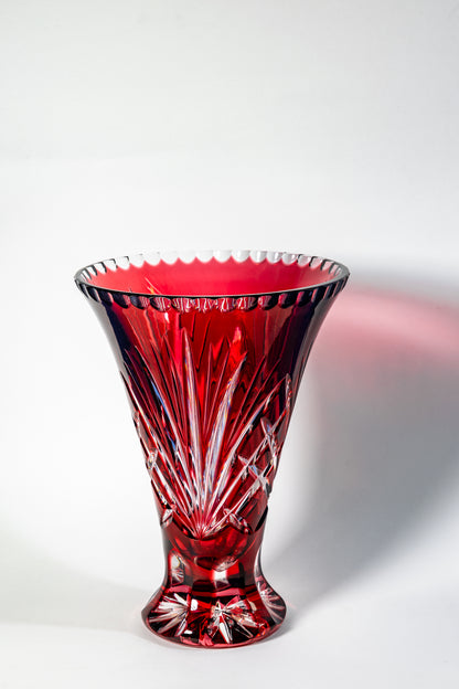 Nachtmann “Imperial Ruby” Lead Crystal Vase