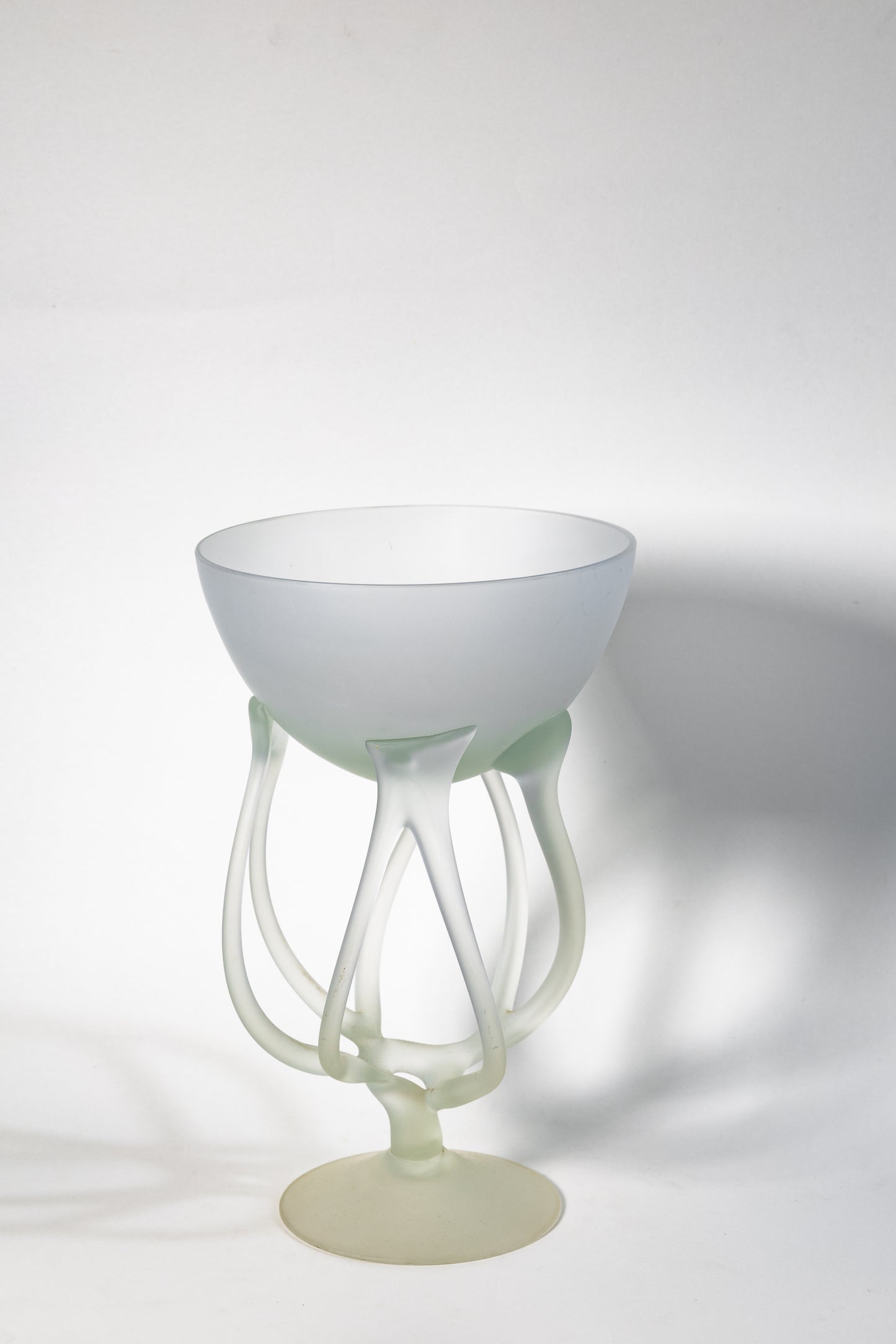 Frosted Art Glass Chalice