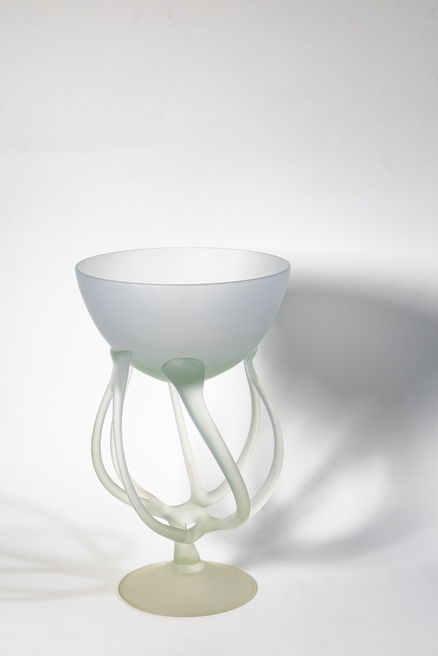 Frosted Art Glass Chalice