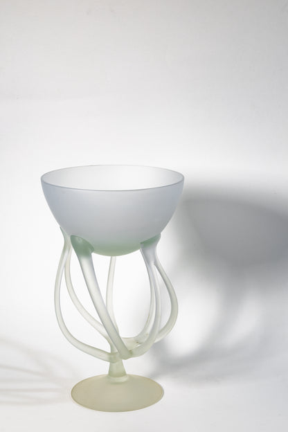 Frosted Art Glass Chalice