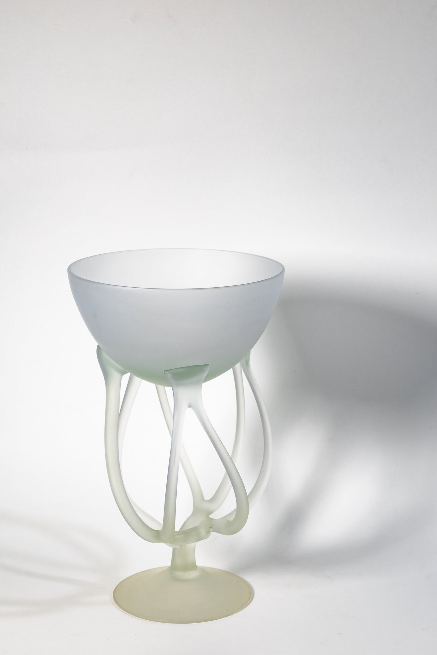Frosted Art Glass Chalice