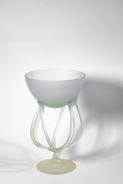Frosted Art Glass Chalice