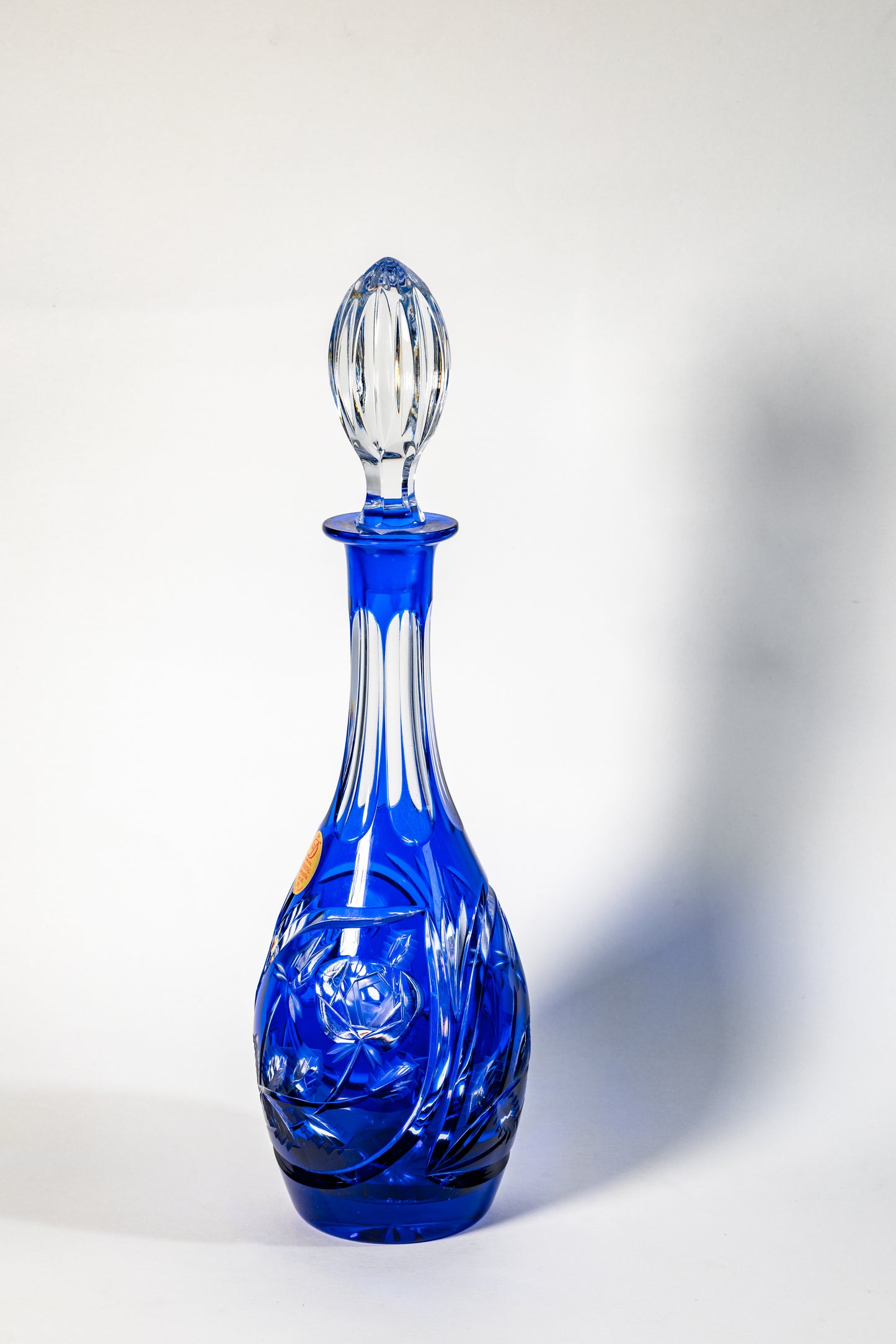 Dresden Crystal Decanter & Liqueur Glass Set — Refined German Craftsmanship