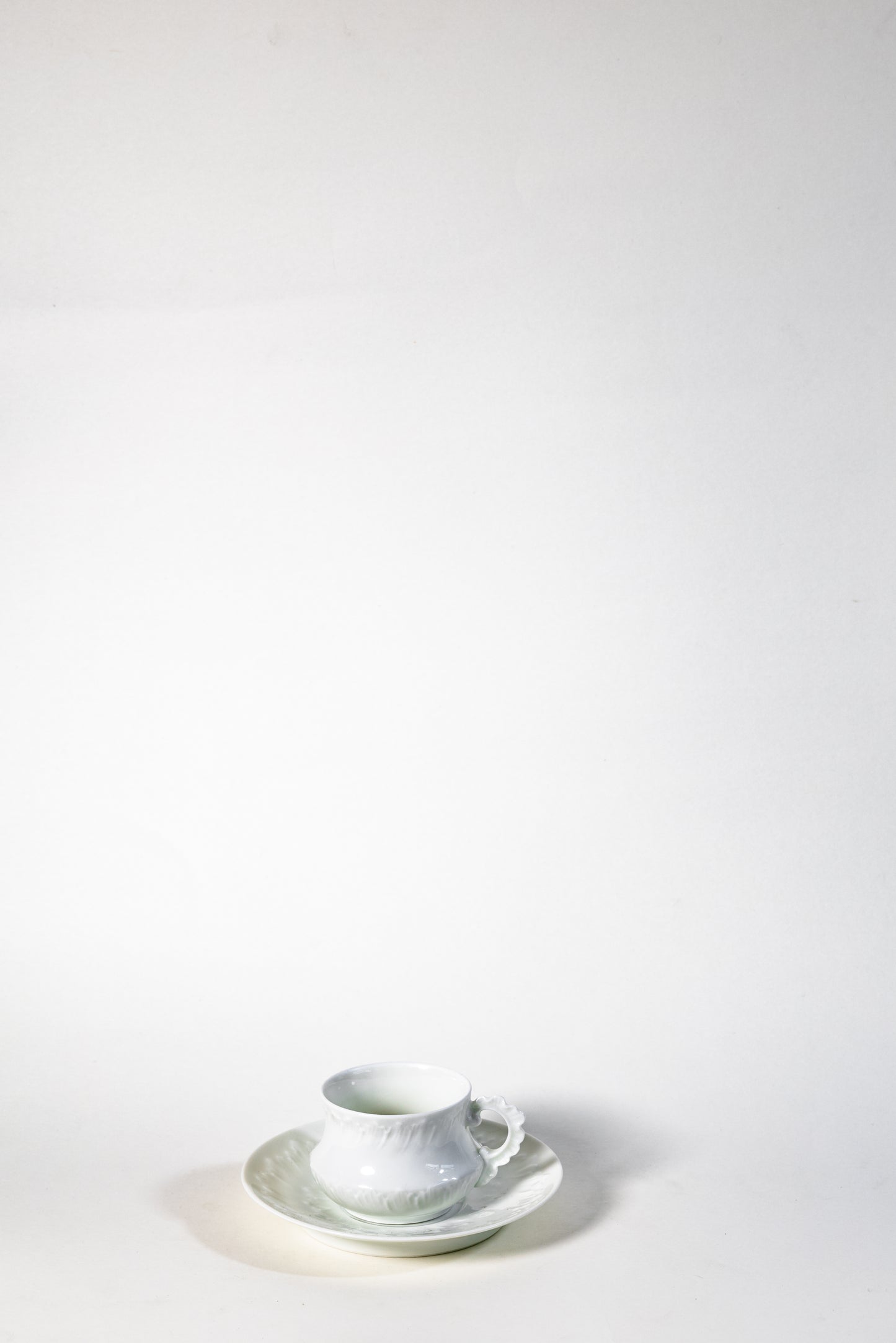 Fine Limoges Porcelain Cup and Saucer