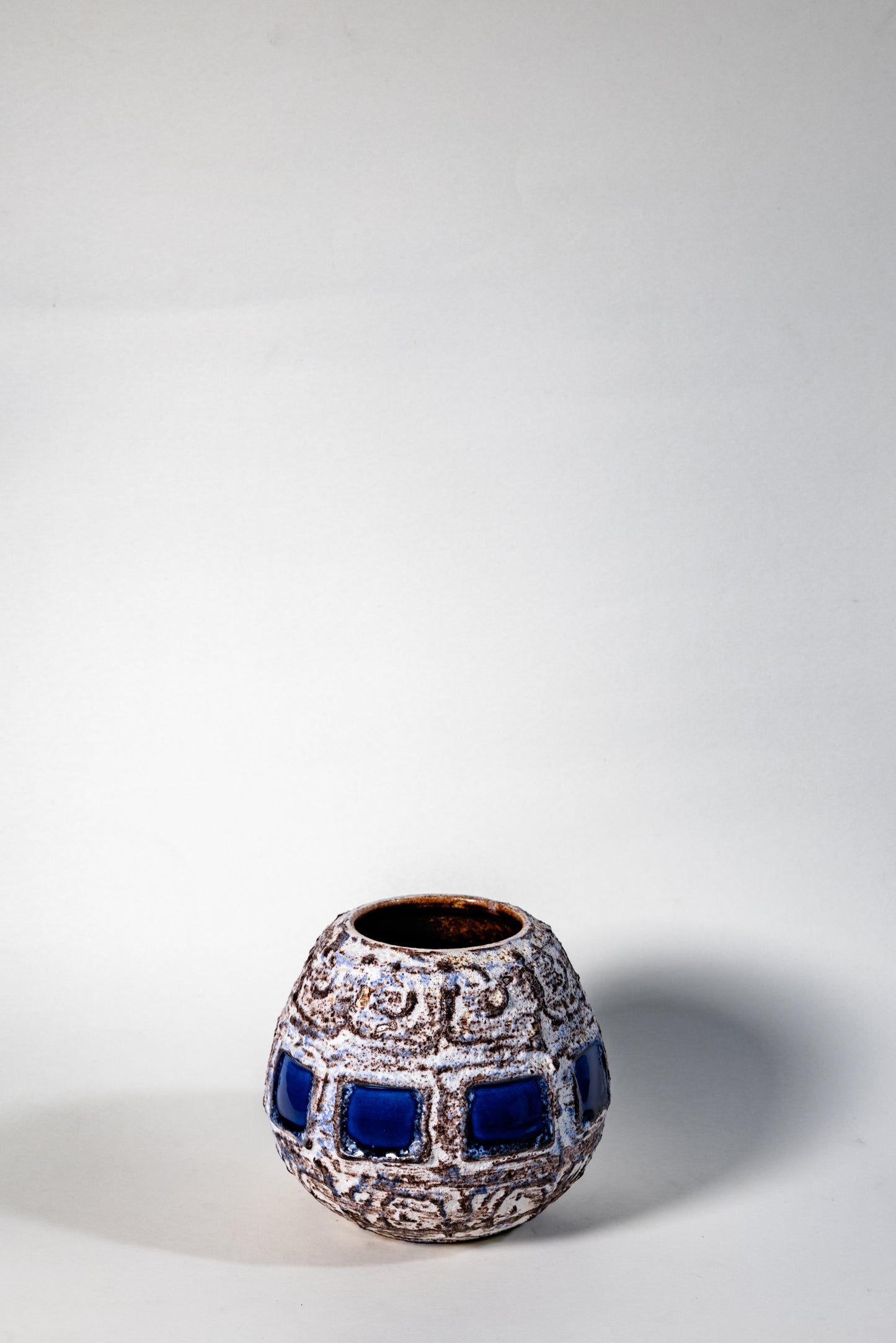 Vintage Studio Ceramic Vase by Ilse Stephan - Fat Lava Style