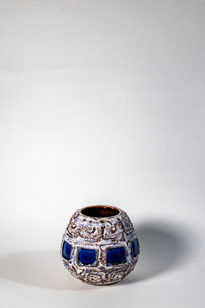 Vintage Studio Ceramic Vase by Ilse Stephan - Fat Lava Style