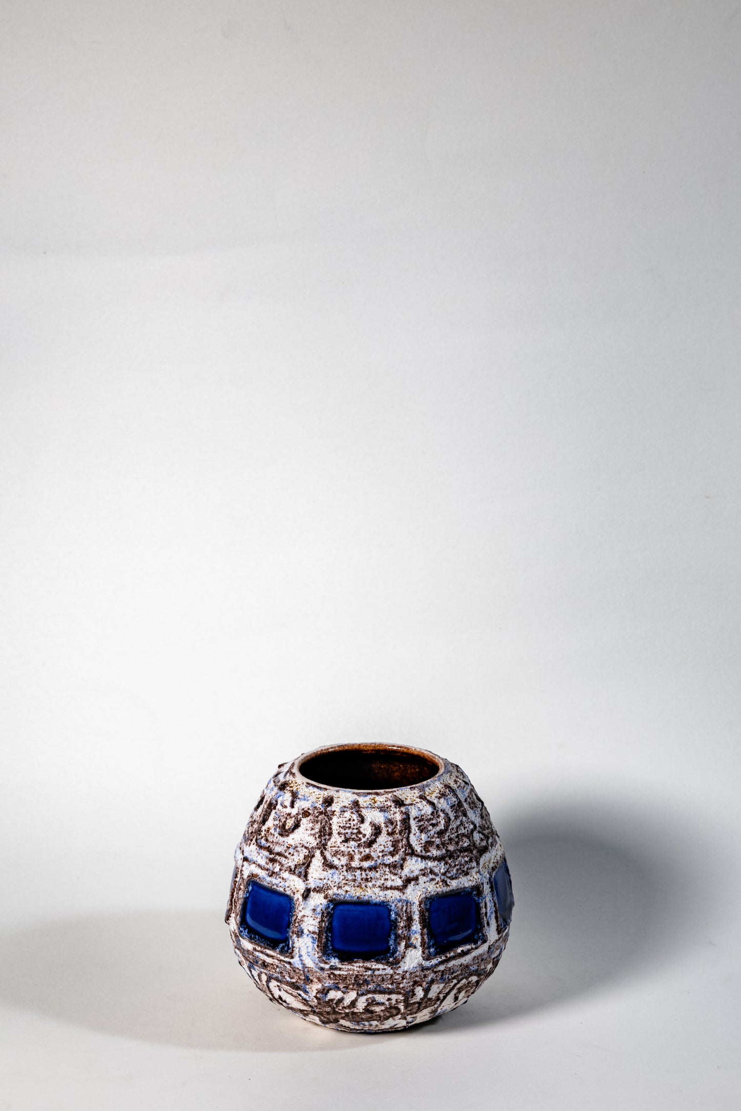 Vintage Studio Ceramic Vase by Ilse Stephan - Fat Lava Style