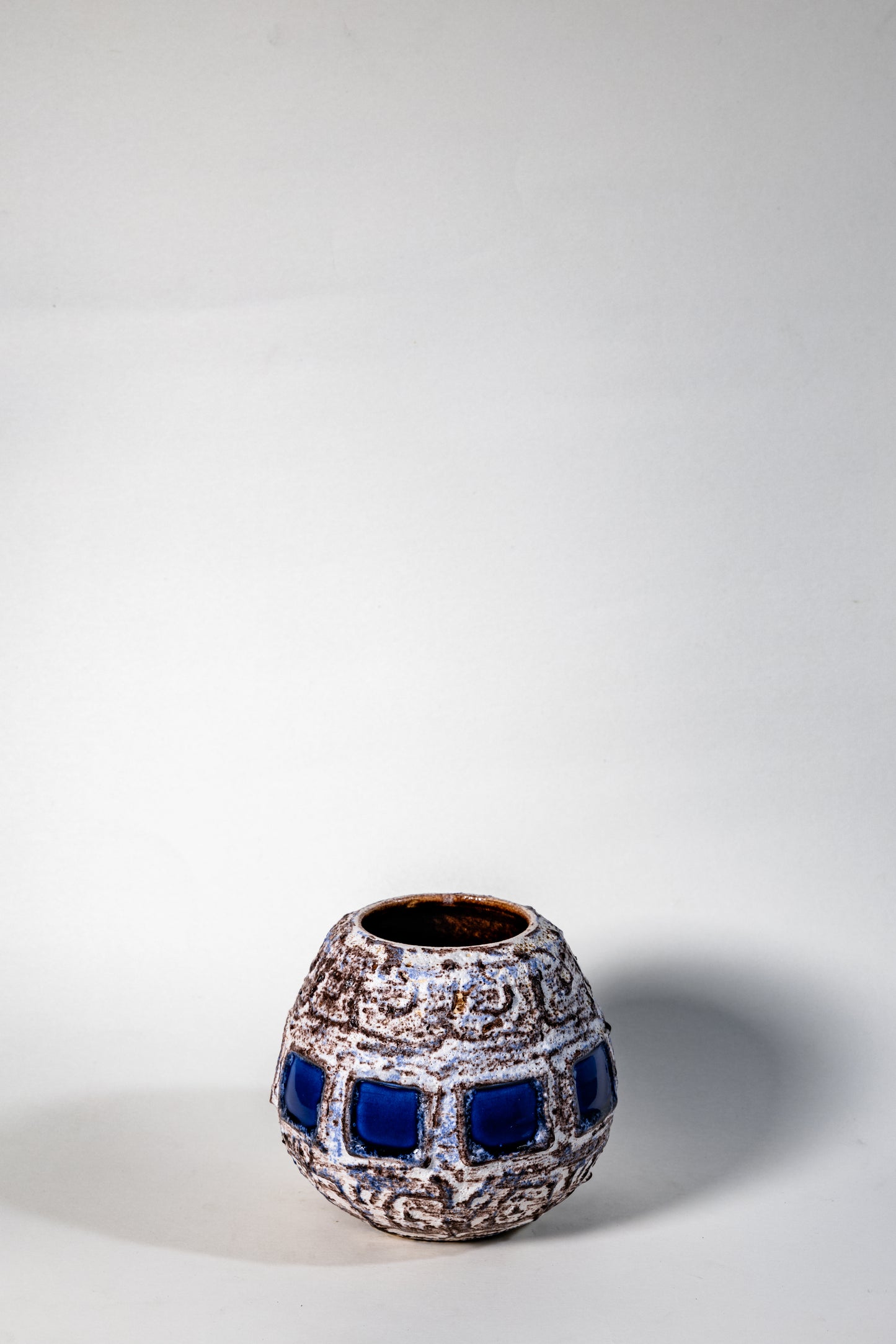 Vintage Studio Ceramic Vase by Ilse Stephan - Fat Lava Style