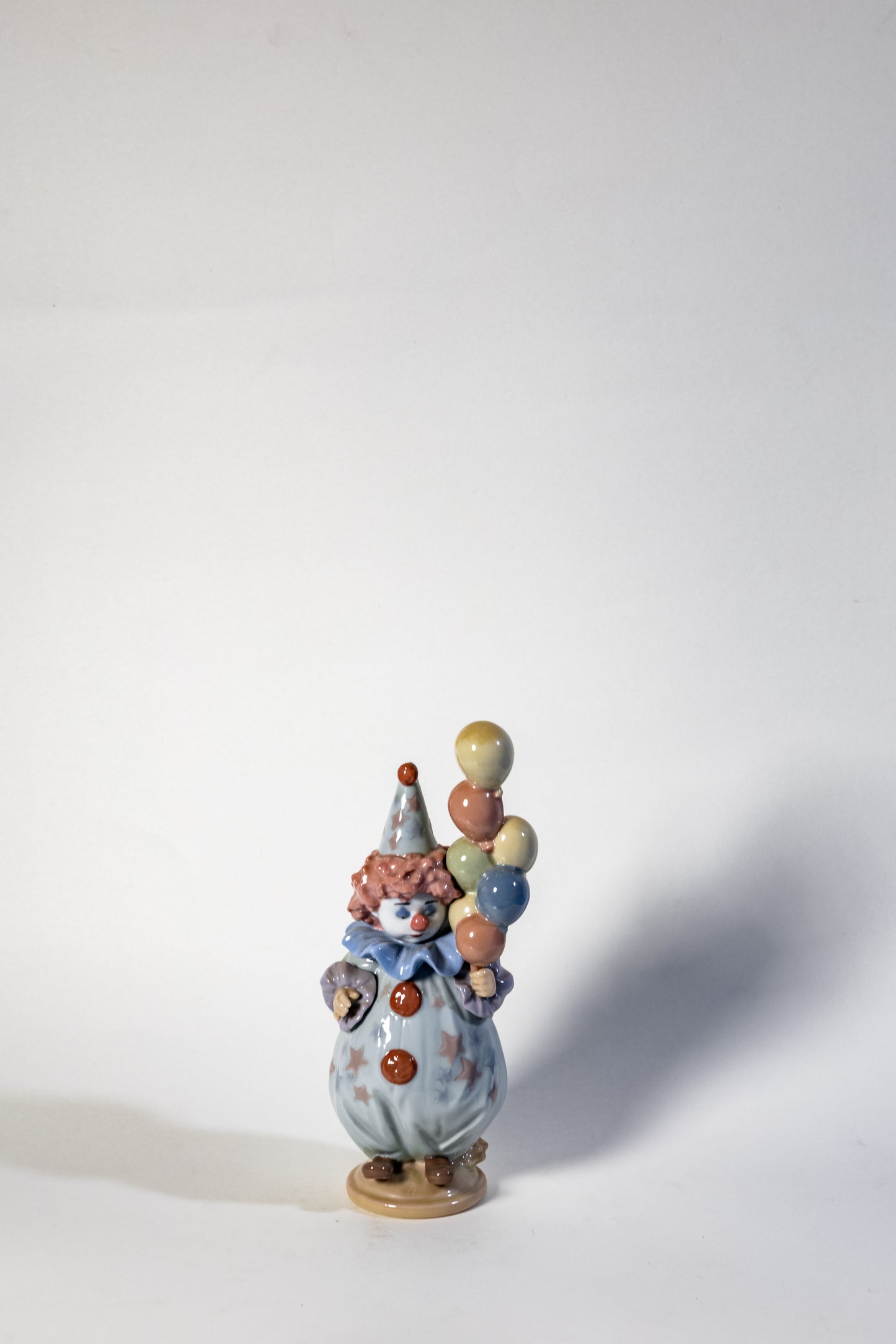 Pierrot with Balloons-Lladro porcelain figurine
