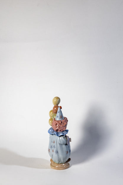 Pierrot with Balloons-Lladro porcelain figurine
