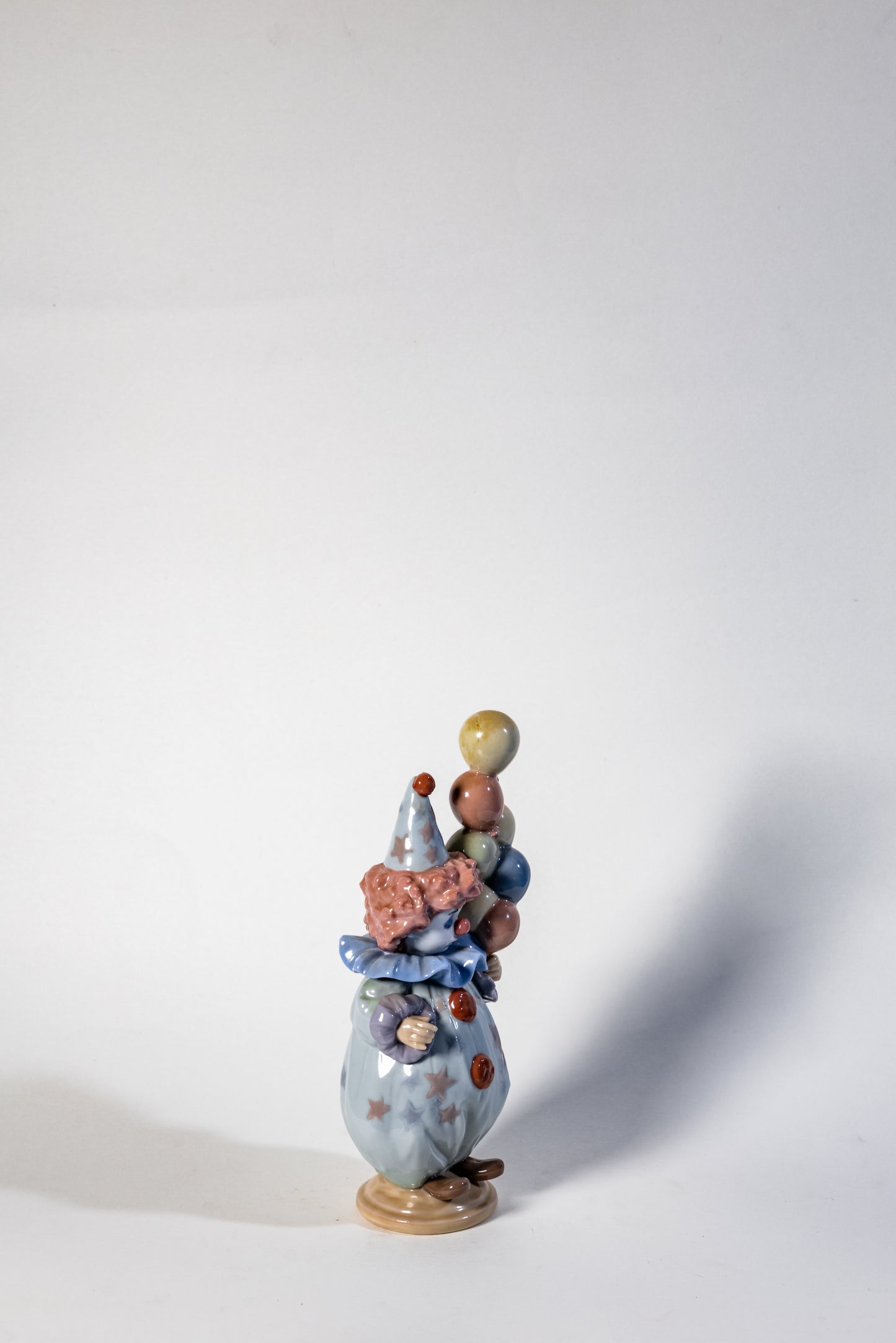 Pierrot with Balloons-Lladro porcelain figurine