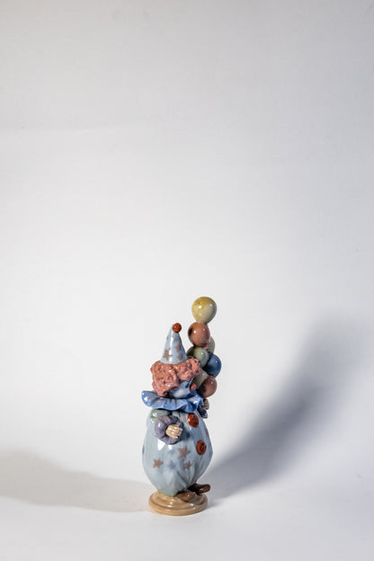 Pierrot with Balloons-Lladro porcelain figurine
