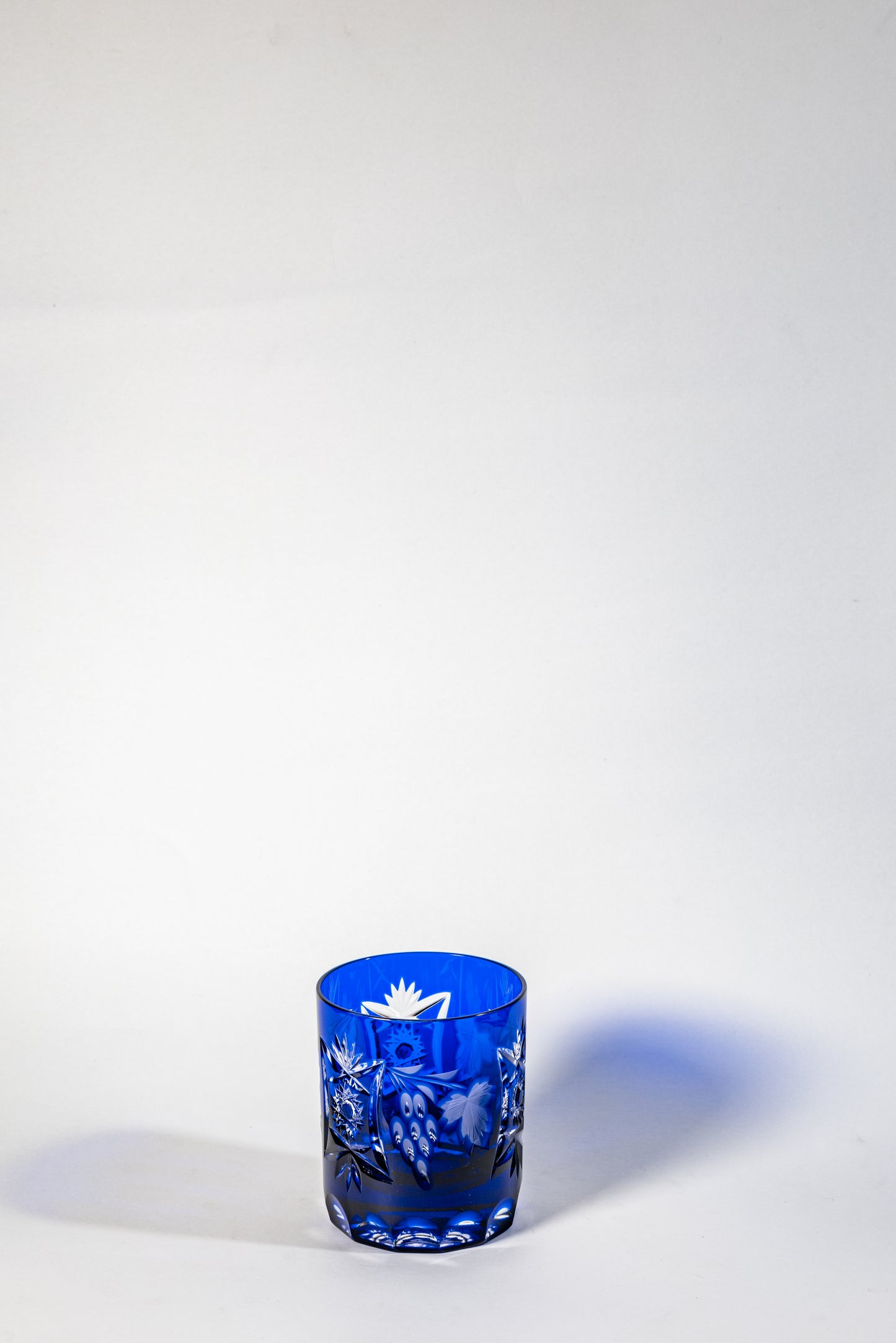 Germany Nachtmann “Trauben” Series Hand-Cut Whiskey Glass – Classic Grape Vine Design