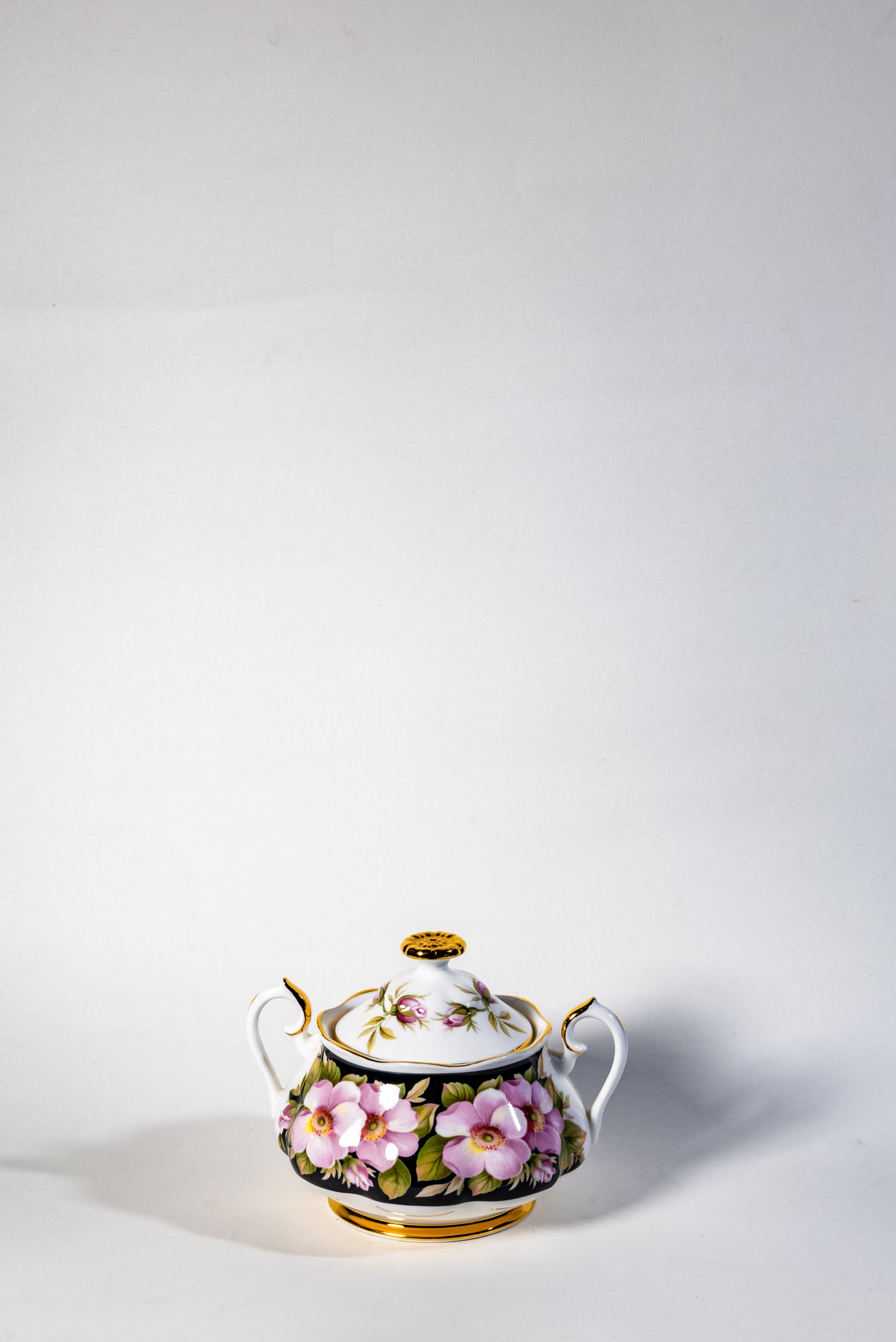 Royal Albert Provincial Flowers Bone China Coffee Set – Fine English Porcelain with Floral Charm