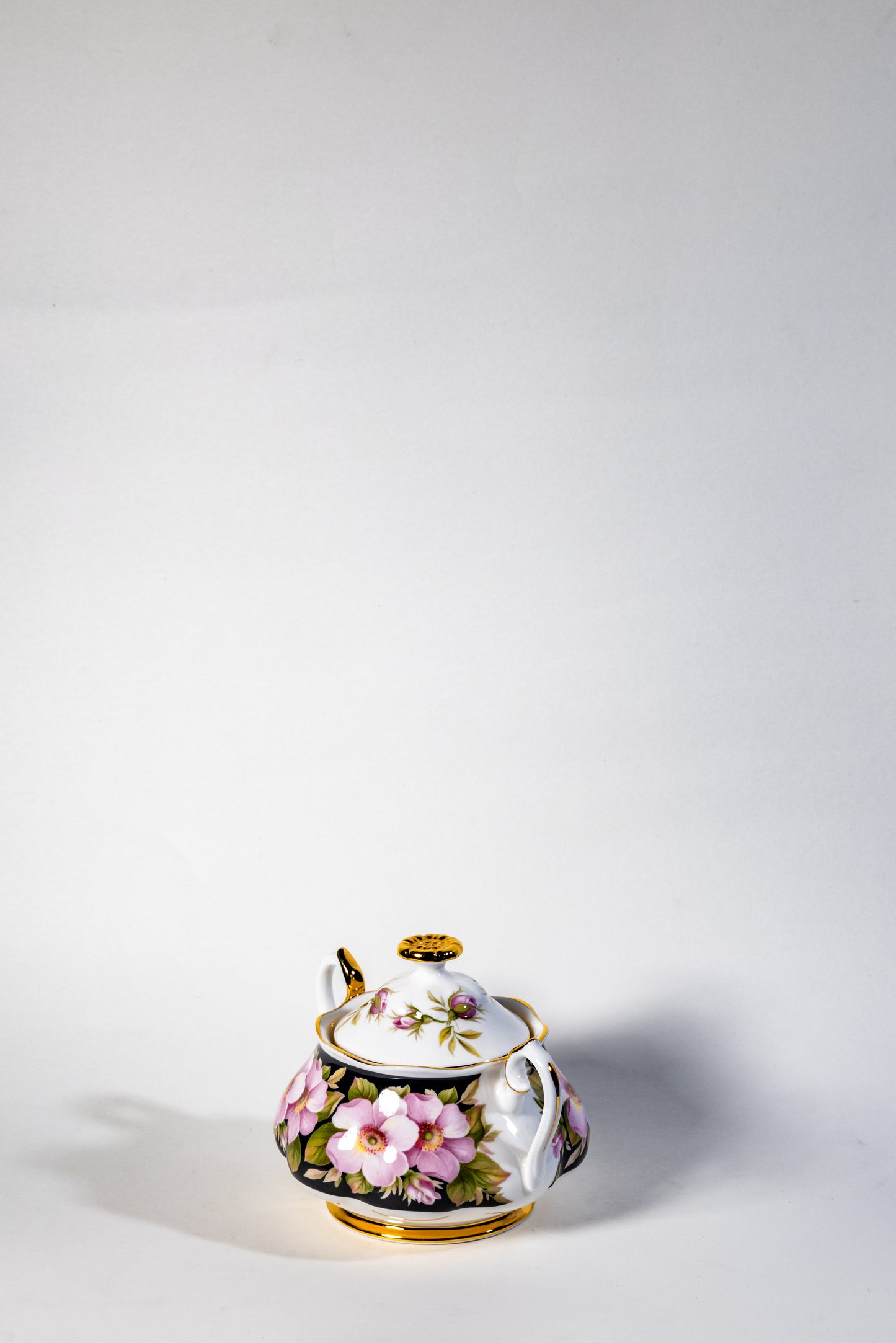 Royal Albert Provincial Flowers Bone China Coffee Set – Fine English Porcelain with Floral Charm