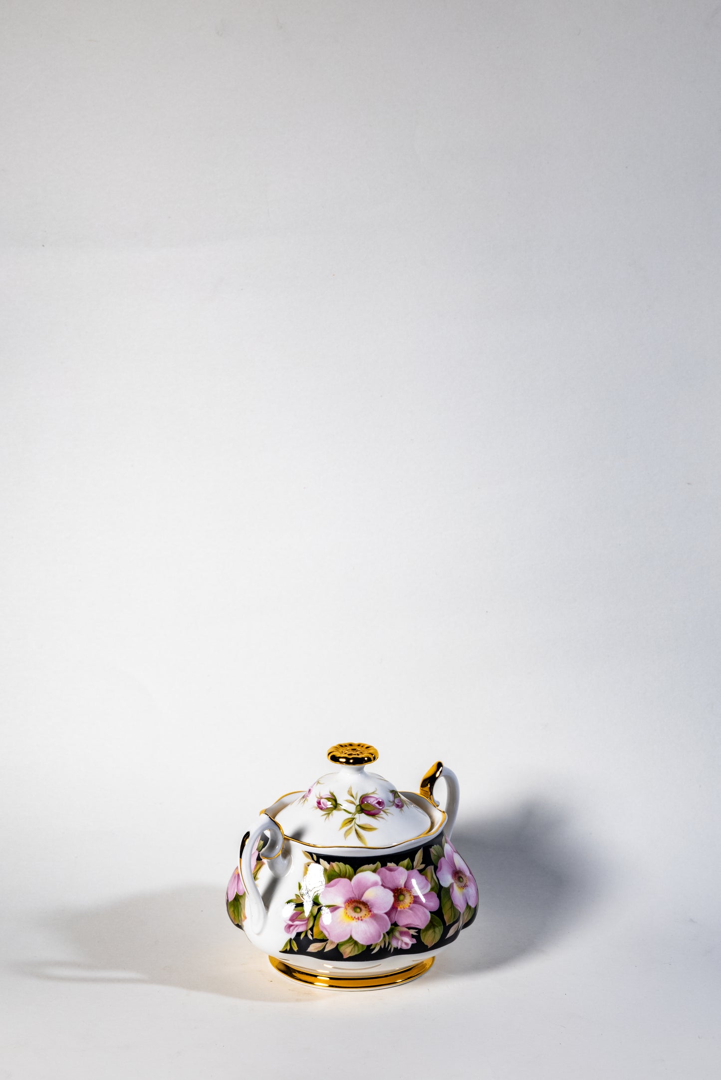 Royal Albert Provincial Flowers Bone China Coffee Set – Fine English Porcelain with Floral Charm