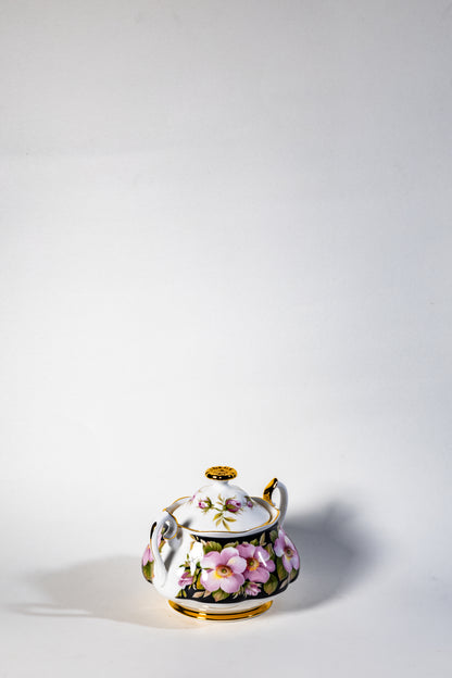 Royal Albert Provincial Flowers Bone China Coffee Set – Fine English Porcelain with Floral Charm