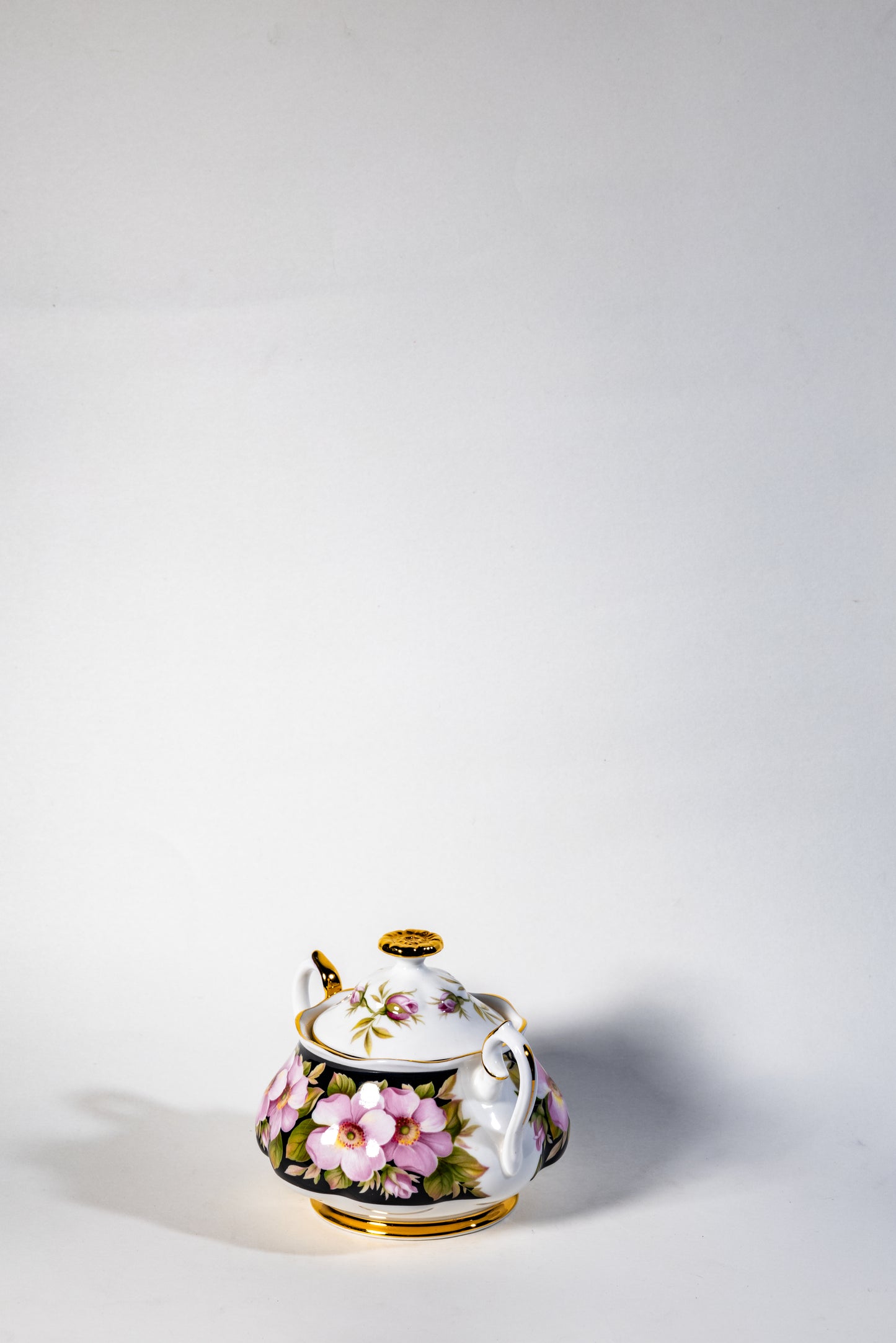 Royal Albert Provincial Flowers Bone China Coffee Set – Fine English Porcelain with Floral Charm